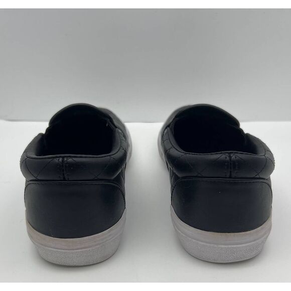 Vera Bradley Black Quilted Slip On Sneaker‎ Comfort shoes womens size 7.5 - Picture 5 of 11